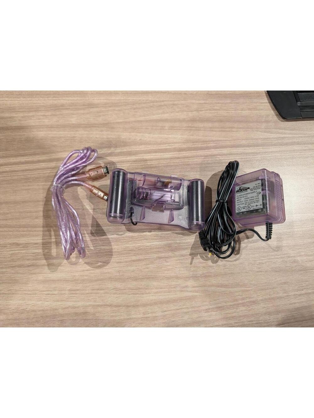 Pelican Game Boy Color Rechargeable Battery Pack AC Adapter PL-801 Link Cable